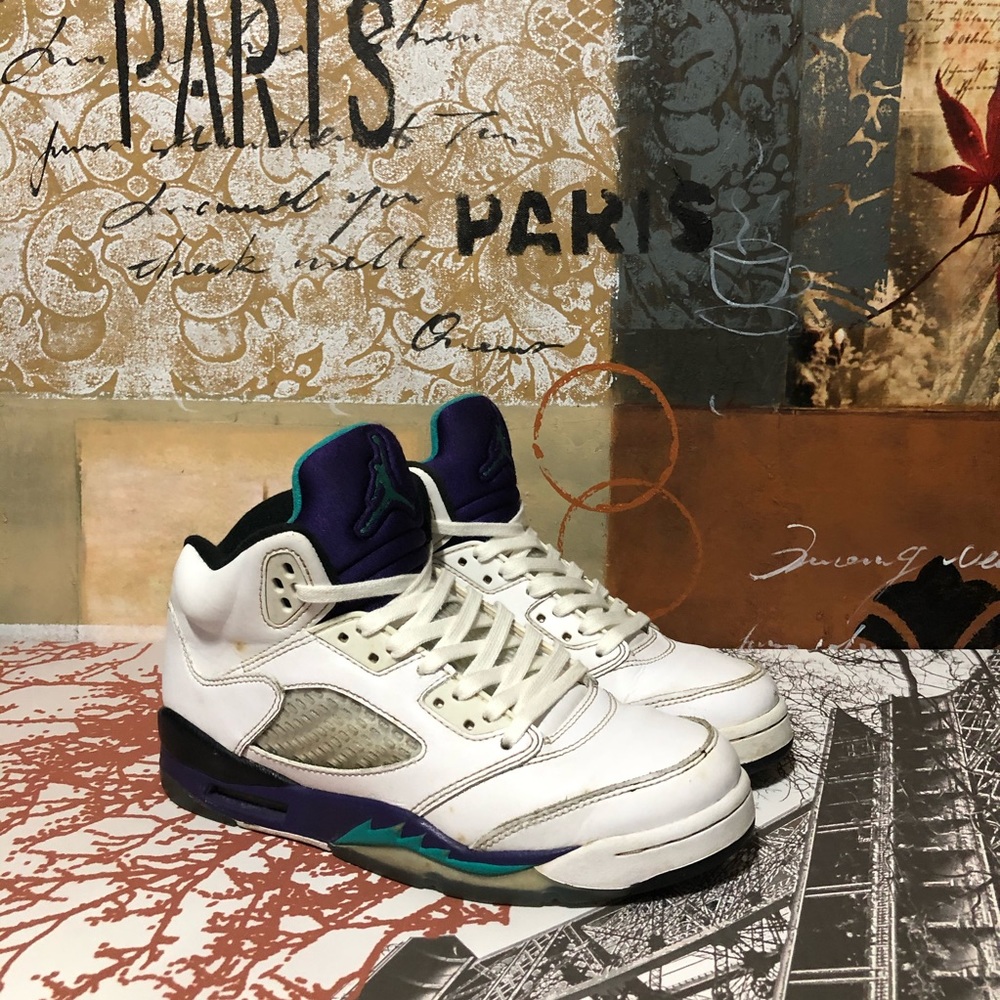 Jordan 5 Retro Grape 2013 White